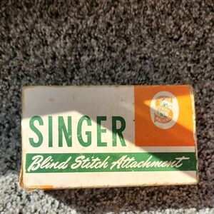 Singer Blind Stitch Attachment - Green and Orange